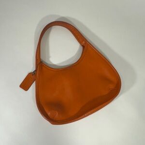 Orange Ergo 9027 Leather Shoulder Hobo Bag